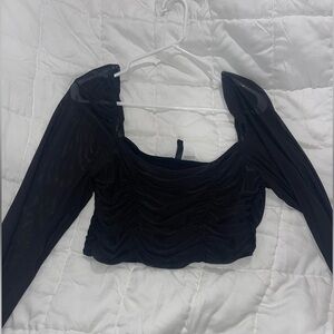 Divided H&M Long sleeve crop top